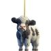 Oneshit Artificial Flowers Summer Clearance Cute Cow Car Pendant Home Tree Decoration Christmas Tree Ornament Home Decor 2PC