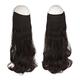 Hair Extensions Invisible Secret Wire Hidden Crown Hair Extensions One Piece Curly Wavy Hidden Hair Extension Synthetic Hairpieces for Women 20 Inch