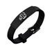 Simple Stainless Steel Bracelet For Man Black F5A6