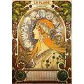 People Wall Art Canvas Vintage Art Nouveau Alphonse Mucha Prints and Posters Abstract Portrait Pictures Decorative Fabric Painting For Living Room Pictures No Frame