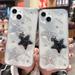 Star Phone Case Cute 3D Y2K Sparkly Star Aesthetic Design Women Girls Clear Glitter Bling Star Protective Phone Cover(Clearstar iPhone 7/8/SE2020)