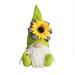 Bee Gnome Faceless Doll Cute Sunflower Bee Elf Old Man Dolls Indoor Desktop Cute Sunflower Bee Elf Old Man Dolls Indoor Desktop Gnomes Ornaments Bee Gnome Faceless Doll Home Festival Decor Green