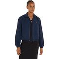 Tommy Jeans Damen Jacke Windbreaker Übergangsjacke, Blau (Dark Night Navy), S