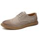 Herren Outdoor Freizeitschuhe für Herren Derby-Schuhe Bullock Schuhe Abendschuhe Wingtip-Schuhe Vintage Geschäftlich Britisch Hochzeit Party Abend Wildleder Rutschfest Schnürsenkel Mandelfarben