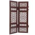 Doll Accessories Vintage Decor Simulation Screen Door Mini House Ornament Chinese Adornment Classical Room Divider Toys