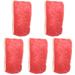 5 Pieces Imitation Meat Slices Lifelike Food Model Decorative Pork Toys Decorate Chrismas Gift Artificial Child