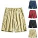 AXXD Blue Cycling Shorts Men Sports Leisure Multi-Pockets Relaxed Summer Shorts Father s Day Gift