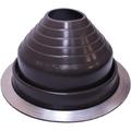 Flashers #4 Brown EPDM Flexible Roof Jack Pipe Boot Metal Roofing Pipe Flashing (Pipe OD 3 to 6-1/4 )