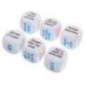 The Gift Gifts 6 Pcs Families Drink Game Bachelorette Party Games 25mm English Drinking Creative Set Cosplay Acrylic