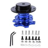 Car Steering Wheel Release Tool | Aluminum Alloy Vehicles Quick Release Hub Adapter with Assembly Screws | Portable Cars Repairing Kit for Home
