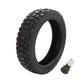 Suzicca 8.5 Inch Tubeless Tire 5075-6.1(8 12x2) Off-Road Tire Electric Scooter Explosion-Proof -Slip Tire with Nozzle