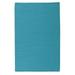 Simply Home - Solid Solid Turquoise 9 ft. x 12 ft. Rug - Indoor/Outdoor Stain Fade and Mildew Resistant Polypropylene Yarns