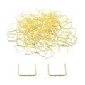 Uxcell 460Pcs 14mm/0.6 Copper Chandelier Connector Pins Chandelier Crystal Clips Golden