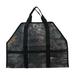 Outoloxit Heavy Duty Firewood Log Carrier Tote Bag Large Wood Storage Hauling For Fireplace Fire Outdoor Camping BBQ Barbecue Multicolor