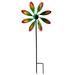 Ongmies Card Slot Clearance Rainbow Colors Spinning Garden Stake Windmill Outdoor Garden Patio Decoration Room Decor A