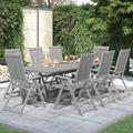 VIXLON Outdoor Furniture Conversation Set (Upgraded Version Metal Base 4-Piece)