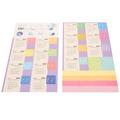 2024 Full Year Calendar Index Label Sticker 4pcs/set Stickers School Supplies Bookmarks Planner DIY Tabs 10 Sets