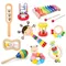 Montessori Holz Rasseln Für Baby Krippe Spielzeug Baby Rasseln Bildungs Musical Holz Spielzeug