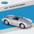 Welly 1:24 Porsche Spyder Convertibl Legierung Auto Druckguss & Spielzeug Fahrzeuge Auto Modell