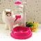 Haustier Katze Hund Wasser Trinker Spender Lebensmittel Stehen Hamster Feeder Schüssel Schüssel Flasche Automatische Brunnen Trinker 4 Farben