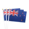 Super onezxz Neuseeland Hand winkende Flagge 14*21cm Polyester nz Neuseeland Hand fahne mit
