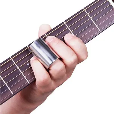 Edelstahl Metall Gitarre Slide Slider Finger Knick String Slides Ton für Gitarren saiten Instrumente Zubehör