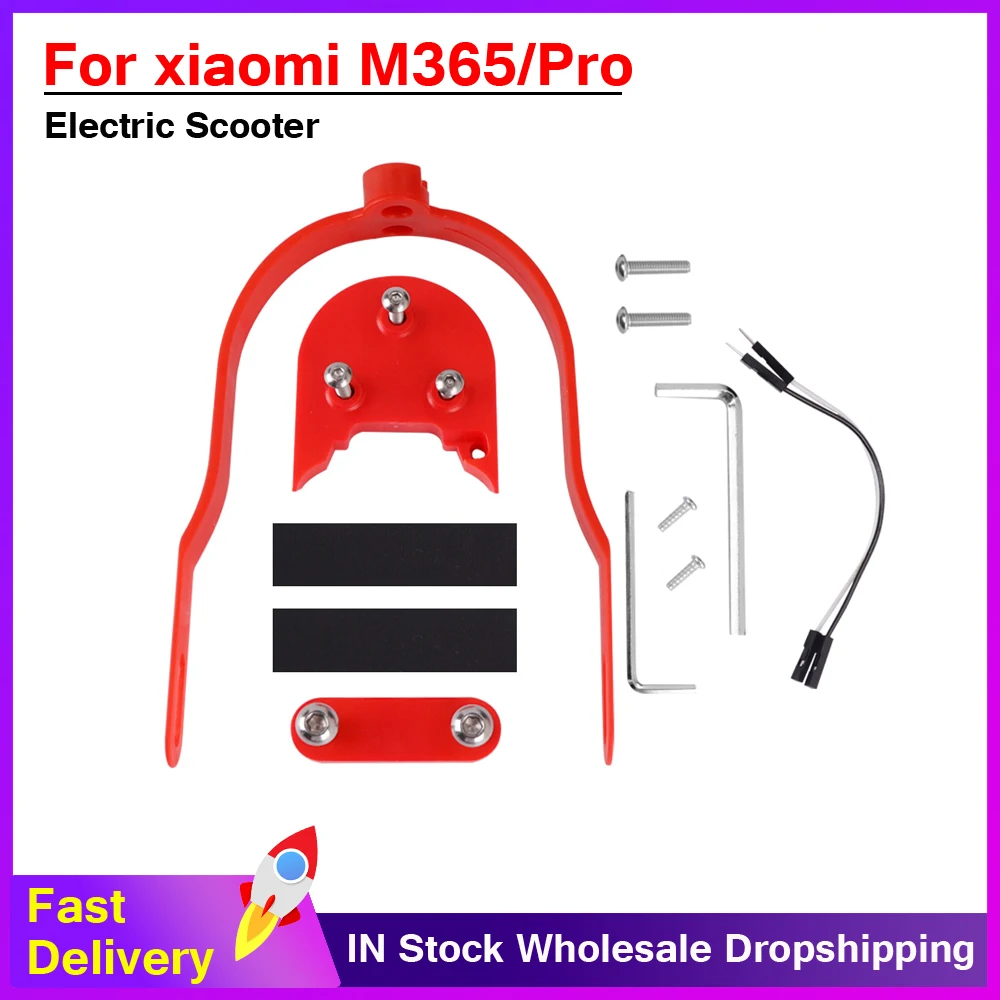 10-Zoll-Kotflügel Kicks tand Spacer modifizierte hintere Kotflügel Rad Fuß stütze Distanz halterung Kit für Xiaomi M365/Pro/1s E-Scooter Image