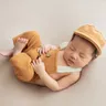 Neugeborene Fotografie Requisiten Kleidung Baby Foto Hüte Overalls Outfit Baby Boy Beschränkung