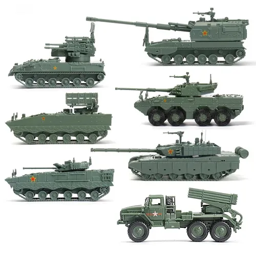 1/72 russische armee BM-21 fahrzeug T-14 armata t90ms panzer montage militär modell puzzle ztl11