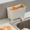 Küche Mülleimer Spüle Küche Abfall Abfluss Box Pool Rückstände Filter box Haushalt Abfluss