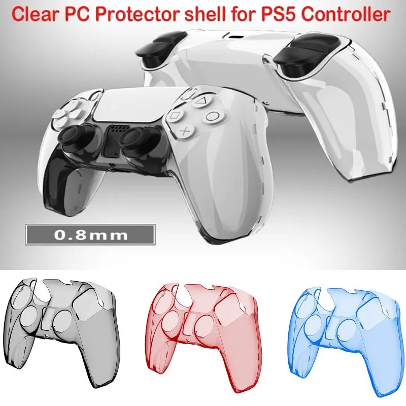 Für ps5 Dual sense Skin transparente klare PC-Abdeckung Ultra Slim Protector Case für Sony Playstation 5 Controller Zubehör Image