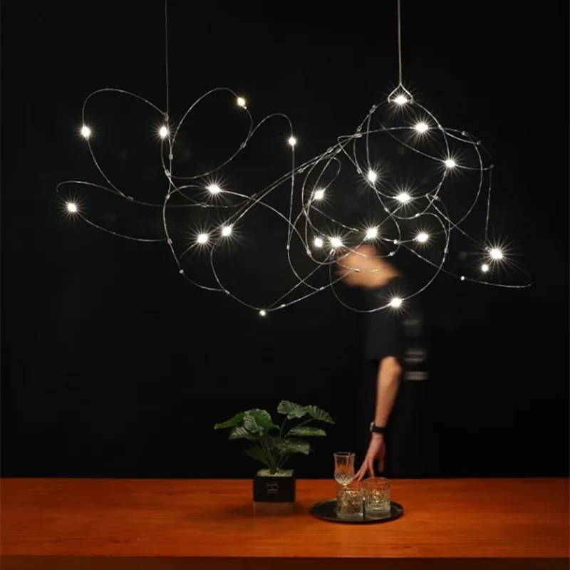 Moooi Herde Kronleuchter moderne LED Glühwürmchen Pendel leuchten für Hotels Villen Restaurants Wohnzimmer Designer Pendel leuchte