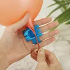 2 Stück bunte Ballon knoten Artefakt tragbare praktische Ballon knoten für Geburtstags feier Plastik