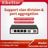 Xikestor 6 port l2 verwalteter 2 5g Switch mit 4 2 5g rj45 & 2 10g sfp Ports für die Web verwaltung