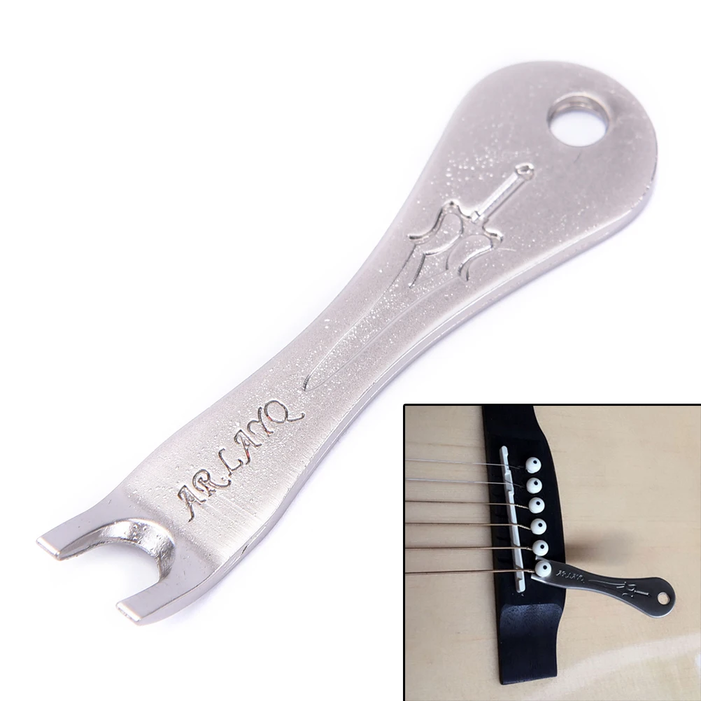 Akustische Gitarre Ukulele String Ahle Kegel Entferner Tuning Peg Puller Brücke Pin Removal Tool Image
