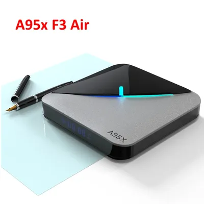 Amlogic s905x3 a95x f3 air smart tv box android 9,0 iptv set top box