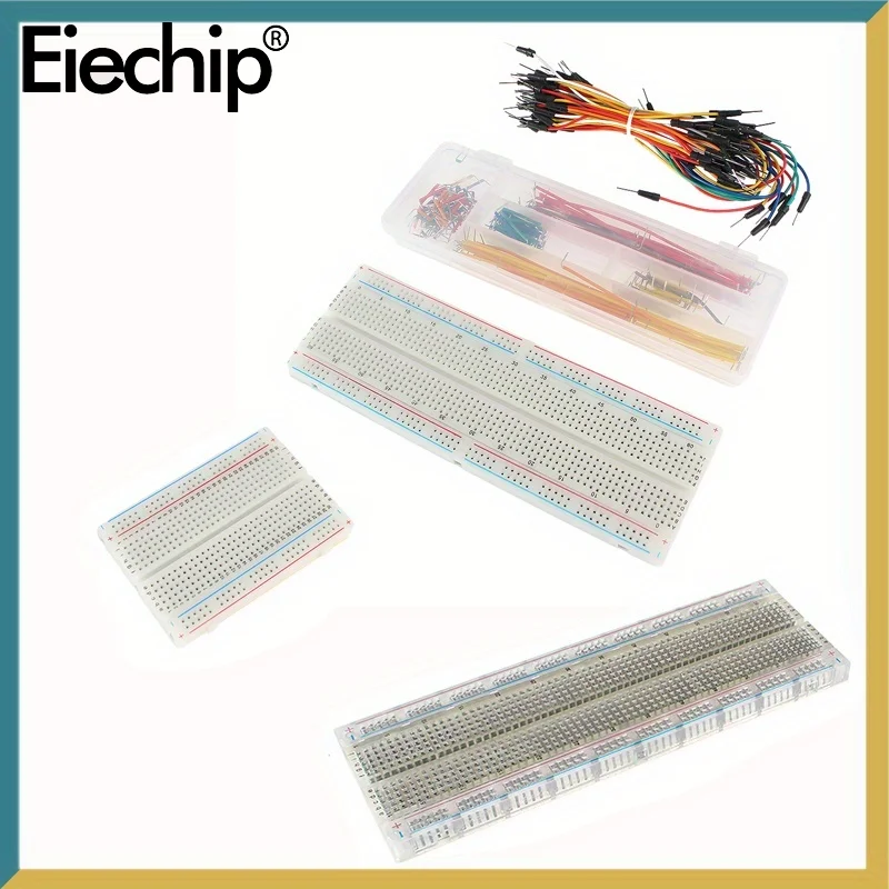 Mb102 830 Punkte Steck brett Kit Prototyp Board für Arduino Überbrückung drähte Kabel U-förmige löt freie Platine für DIY-Elektronik Image