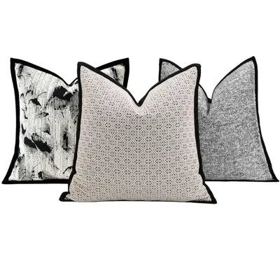1pc Luxus Jacquard Kissenbezug Chenille Samt Dicke Kissenbezug Dekorativ für Sofa Wohnzimmer Dekor Image