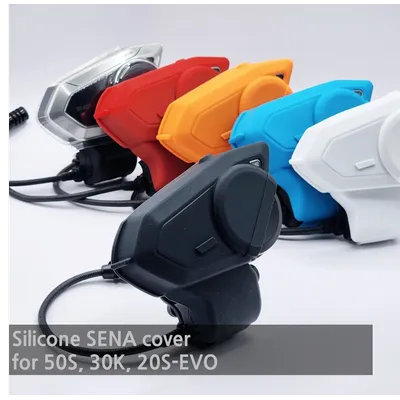 20S 30K 50S Harman Kardon SENA BLUETOOTH HELM INTERCOM WASSERDICHTE, STAUBDICHTIGE ANTI-CRATCH-SCHUTZHÜLLE SILIKONABDECKUNG Image
