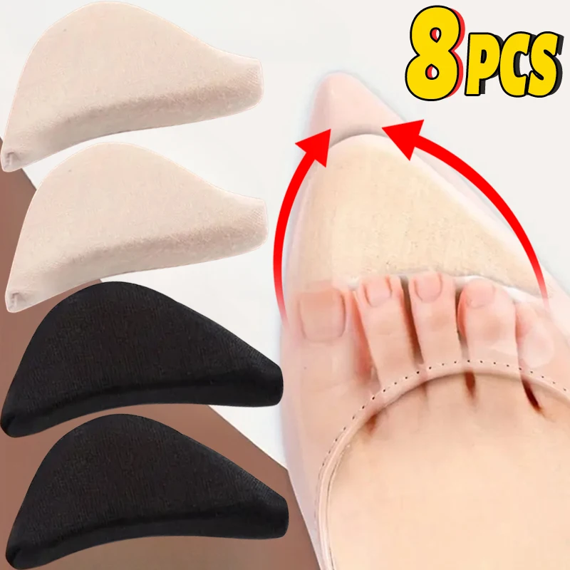 Schwamm Vorfuß Einsatz Pads Frauen Schmerz linderung High Heel Einlegesohlen reduzieren Schuh größe Füller Schutz Einstellung Schuh zubehör Image
