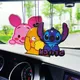 Disney Peripherie Souvenir Stich Winnie the Pooh Cartoon Modell Auto Duft Tabletten Anhänger Aroma