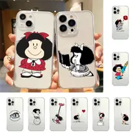 Mafalda Handy hülle für iPhone 7 8 plus x xr xs 11 12 13 15 Mini-Handys 14 Pro Max Hülle