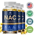 Nac-Glutathion-Kapseln n-Acetyl cystein 1200 mg Unterstützung für Leber Lunge | Aminosäure leicht