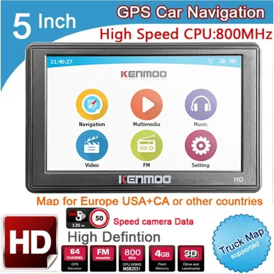 5 Zoll HD GPS tragbare Navigation Karten für Europa Russland Auto LKW Camping Caravan Navigator Navi