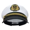 4XBE Matrosen-Kapitän-Kostüm für Herren Yacht-Kapitän-Hut Marine-Marine-Hut Kostüm-Zubehör