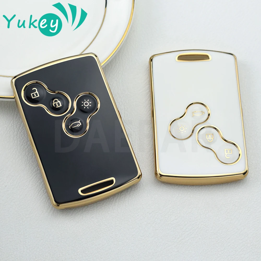 Für Renault Megane 2 3 Clio Scenic Duster Kaptur Captur Logan Laguna Zoe Koleos Danilo Nema Fluence TPU Auto Schlüssel Fall Abdeckung Shell Image