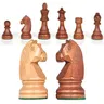 Holz schachstücke von King Heavy Gewighted Turnier-Schachfiguren mit 2 Extra Queens Brettspiel