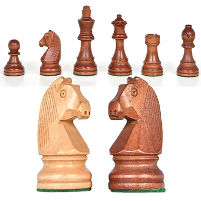 Holz schachstücke von King Heavy Gewighted, Turnier-Schachfiguren mit 2 Extra Queens, Brettspiel Image