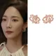 2024 koreanische Welle New Park min ying gleichen Stil Ohrringe und mein Mann Hochzeit Bar Ohrringe