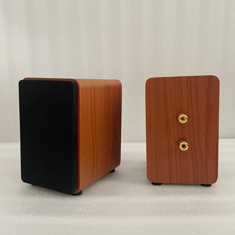 2,5 zoll Bücherregal Lautsprecher Box Shell Verstärker Lautsprecher Fall Diy Home Audio Kleine HIFI Audio Holz Passive Lautsprecher Chassis Haus
